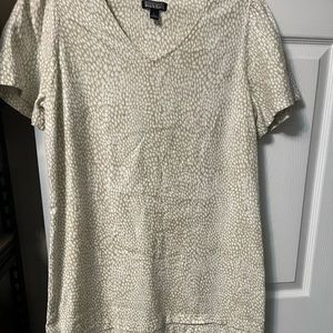 Ladies Nicole miller midi dress.  65 percent Linen. Large